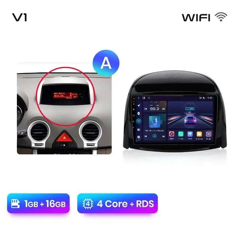 Radio Samochodowe V1 Plus do Renault Koleos (2008 - 2016) – Bezprzewodowy CarPlay i Android Auto | Ulepszony System Inteligentny - Multigenus