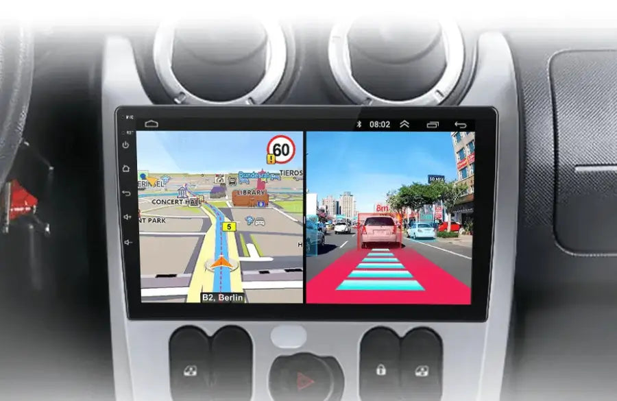 Radio nawigacja Renault Logan 1 Sandero 2009-2015 Dacia Duster Android Auto Carplay 4G GPS - Multigenus