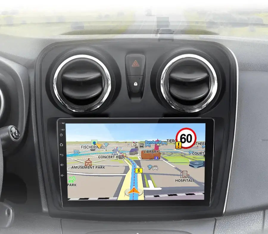 Radio nawigacja Renault Logan 2 Sandero 2014-2019 Android Auto Carplay - Multigenus