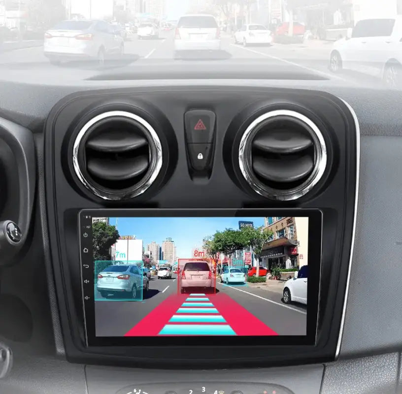 Radio nawigacja Renault Logan 2 Sandero 2014-2019 Android Auto Carplay - Multigenus