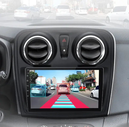 Radio nawigacja Renault Logan 2 Sandero 2014-2019 Android Auto Carplay - Multigenus