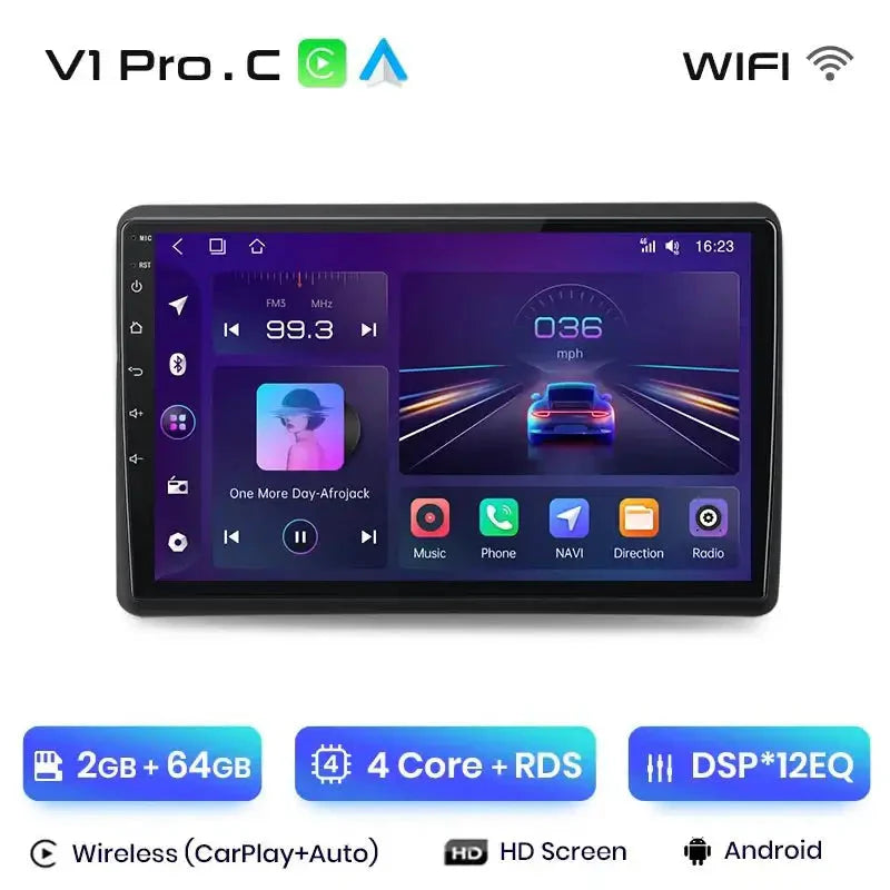 Radio do Renault Master, Nissan NV400 i Opel Movano 2009 - 2021 multimedialne 2 - DIN Android Auto - Multigenus