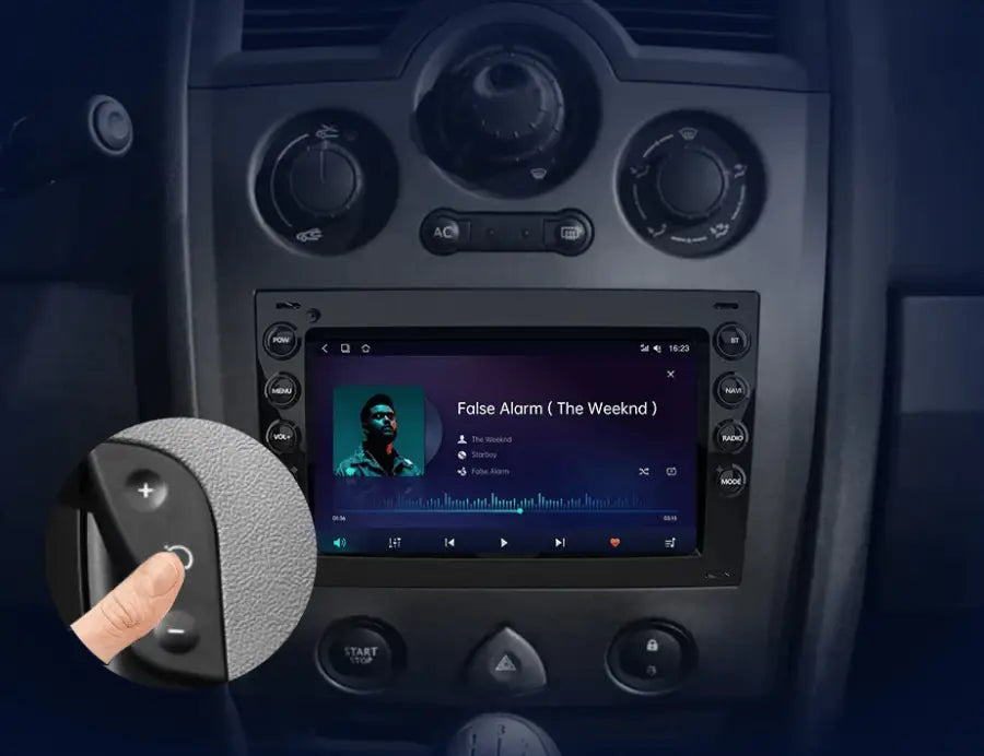 Radio do Renault Megane 2 od 2002 - 2009 CarPlay i Android Auto 2DIN Multimedia - 4G GPS - Multigenus