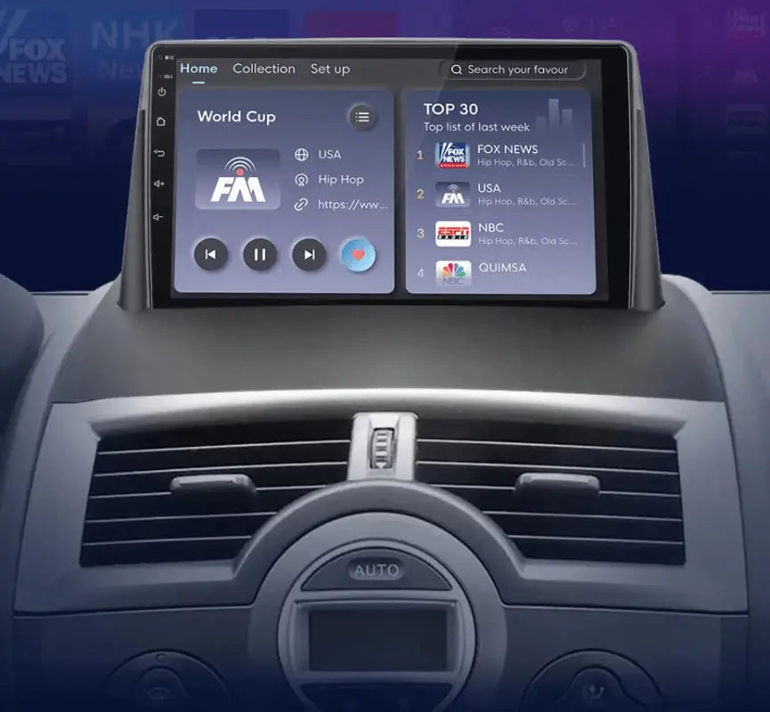 Radio nawigacja Renault Megane 2 2002-2009 Android Auto Carplay - Multigenus