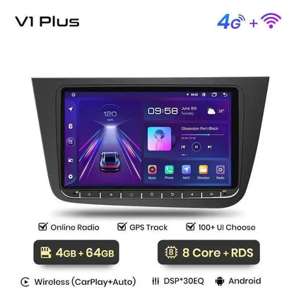 Radio nawigacja Seat Altea XL 2004 - 2015 Toledo 2004 - 2009 Carplay Android Auto - Multigenus
