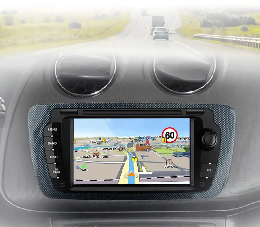 Radio nawigacja Seat Ibiza 6j 2009 - 2013 Carplay Android Auto - Multigenus