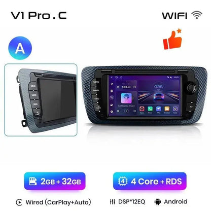Radio nawigacja Seat Ibiza 6j 2009 - 2013 Carplay Android Auto - Multigenus