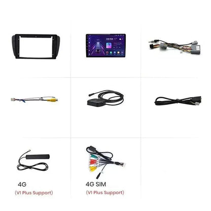 Radio nawigacja Seat Ibiza 6j 2009-2013 Android Auto Carplay - Multigenus
