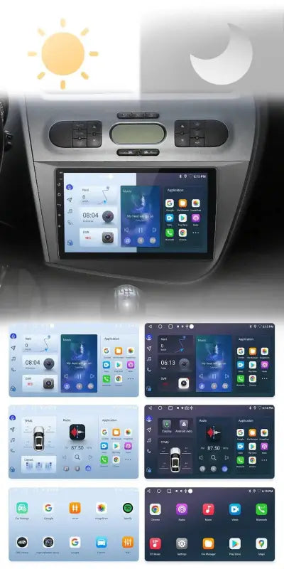 Radio nawigacja Seat Leon MK2 2005-2012 4G Carplay Android auto - Multigenus