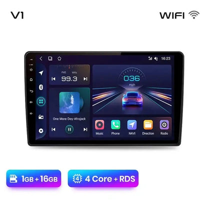 Radio Samochodowe V1 Plus do Skody Fabia 2 (2007 - 2014) – Bezprzewodowy CarPlay i Android Auto – System Multimedialny 2 DIN - Multigenus