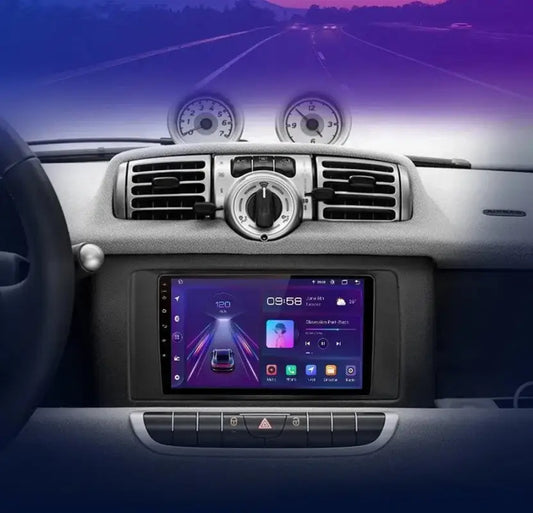 Radio nawigacja Smart Fortwo 2005 - 2010 Android Auto GPS Carplay - Multigenus