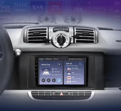 Radio nawigacja Smart Fortwo 2005 - 2010 Android Auto GPS Carplay - Multigenus
