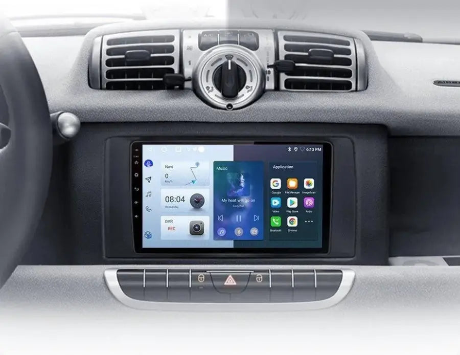 Radio nawigacja Smart Fortwo 2005 - 2010 Android Auto GPS Carplay - Multigenus