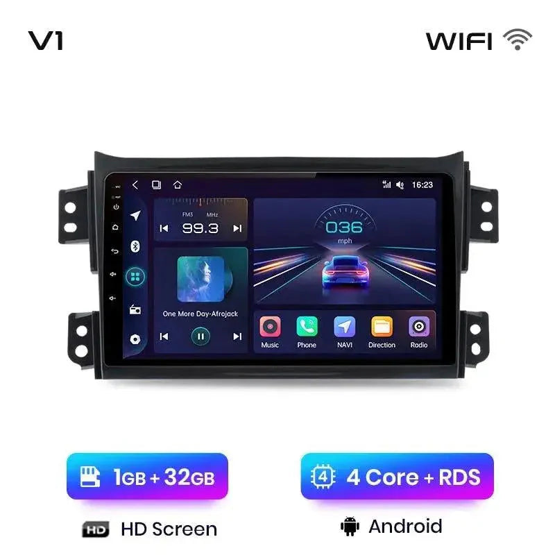 Radio nawigacja SUZUKI Splash Ritz 2004-2010 Opel Agila 2008-2012 Android Auto Carplay - Multigenus