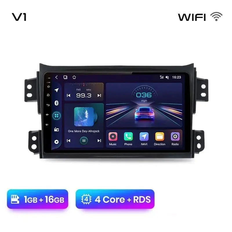 Radio nawigacja SUZUKI Splash Ritz 2004-2010 Opel Agila 2008-2012 Android Auto Carplay - Multigenus