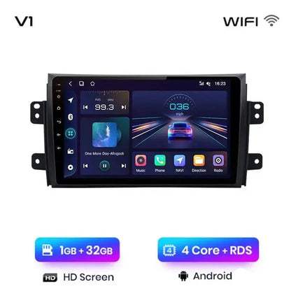 Radio nawigacja Suzuki SX4 2006-2013 Fiat Sedici 2005 - 2014 Carplay Android Auto - Multigenus