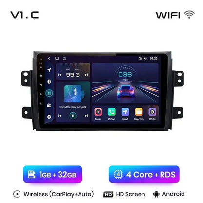 Radio nawigacja Suzuki SX4 2006-2013 Fiat Sedici 2005 - 2014 Carplay Android Auto - Multigenus