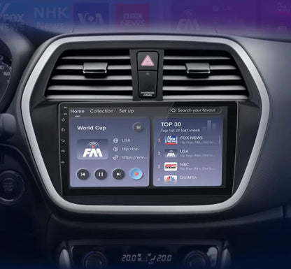 Radio dla Suzuki SX4 & S - Cross 2012 - 2016 z CarPlay i 4G GPS 2 - DIN AI Voice Android Auto - Multigenus