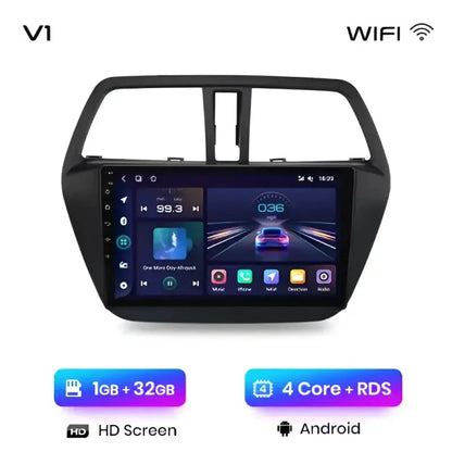 Radio dla Suzuki SX4 & S - Cross 2012 - 2016 z CarPlay i 4G GPS 2 - DIN AI Voice Android Auto - Multigenus