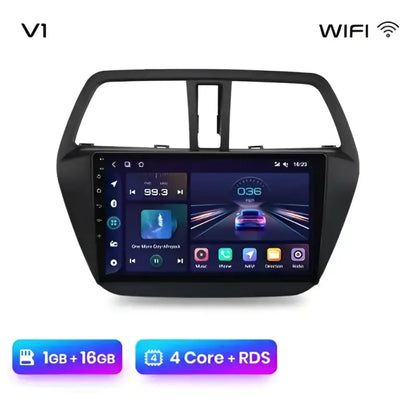 Radio dla Suzuki SX4 & S - Cross 2012 - 2016 z CarPlay i 4G GPS 2 - DIN AI Voice Android Auto - Multigenus
