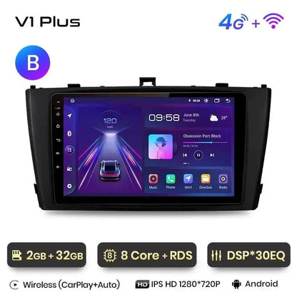 Radio nawigacja Toyota Avensis T27 2008 - 2015 Carplay Android Auto - Multigenus