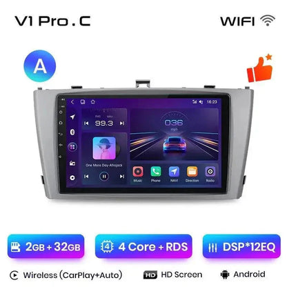 Radio nawigacja Toyota Avensis T27 2008 - 2015 Carplay Android Auto - Multigenus