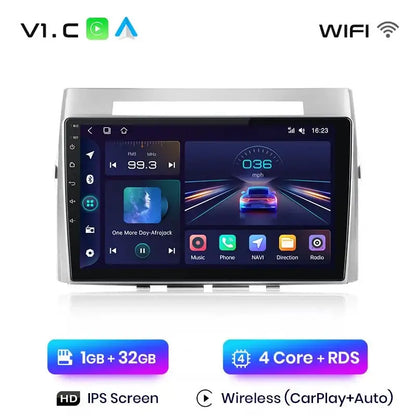 Radio Android Auto do Toyota Corolla Verso 2004 - 2009 – 2 - DIN Multimedia GPS z CarPlay - Multigenus