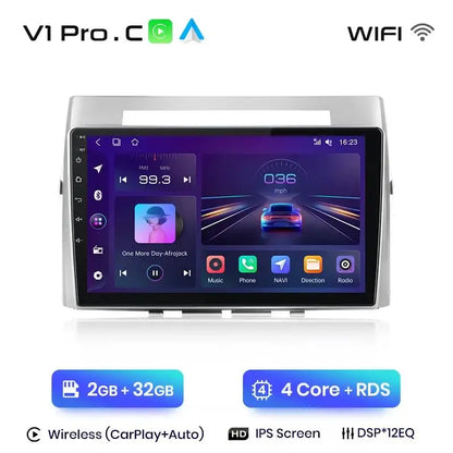 Radio Android Auto do Toyota Corolla Verso 2004 - 2009 – 2 - DIN Multimedia GPS z CarPlay - Multigenus