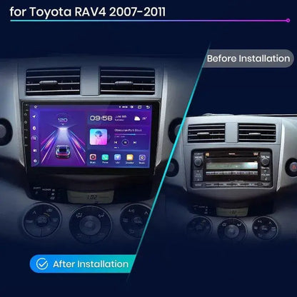 Radio nawigacja Toyota RAV 4 od 2007 - 2011 Carplay Android Auto - Multigenus
