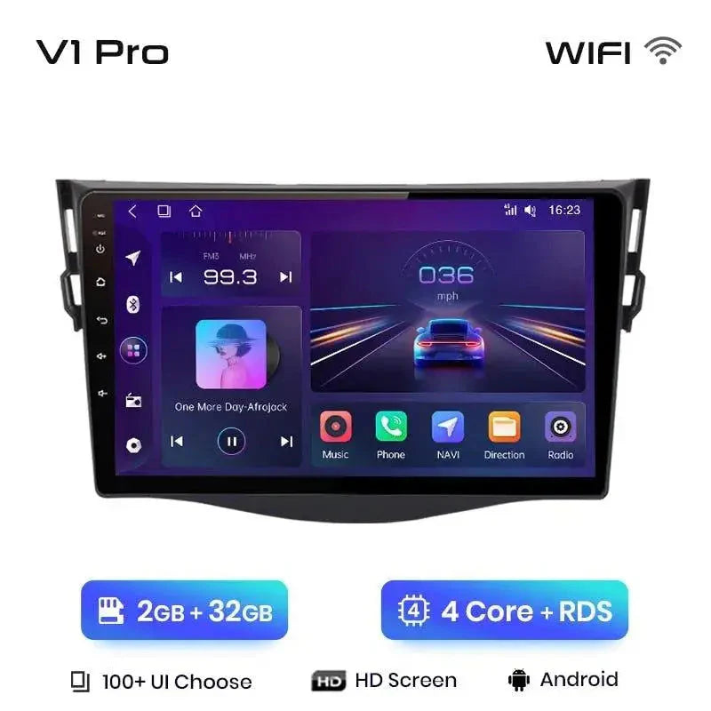 Radio nawigacja Toyota RAV 4 od 2007 - 2011 Carplay Android Auto - Multigenus