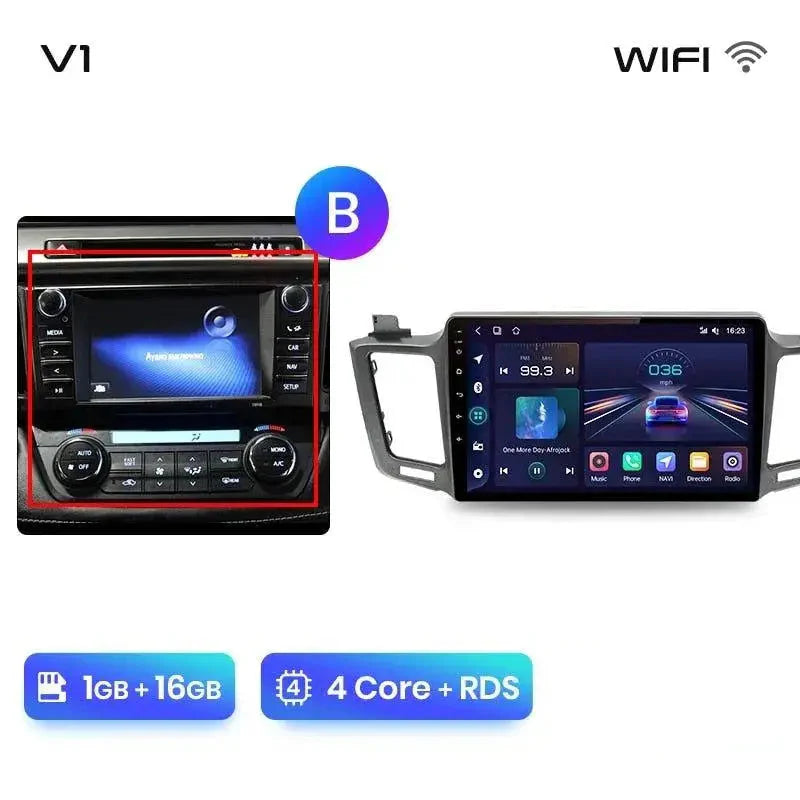 Radio nawigacja Toyota RAV 4 od 2012 - 2018 Carplay Android Auto - Multigenus