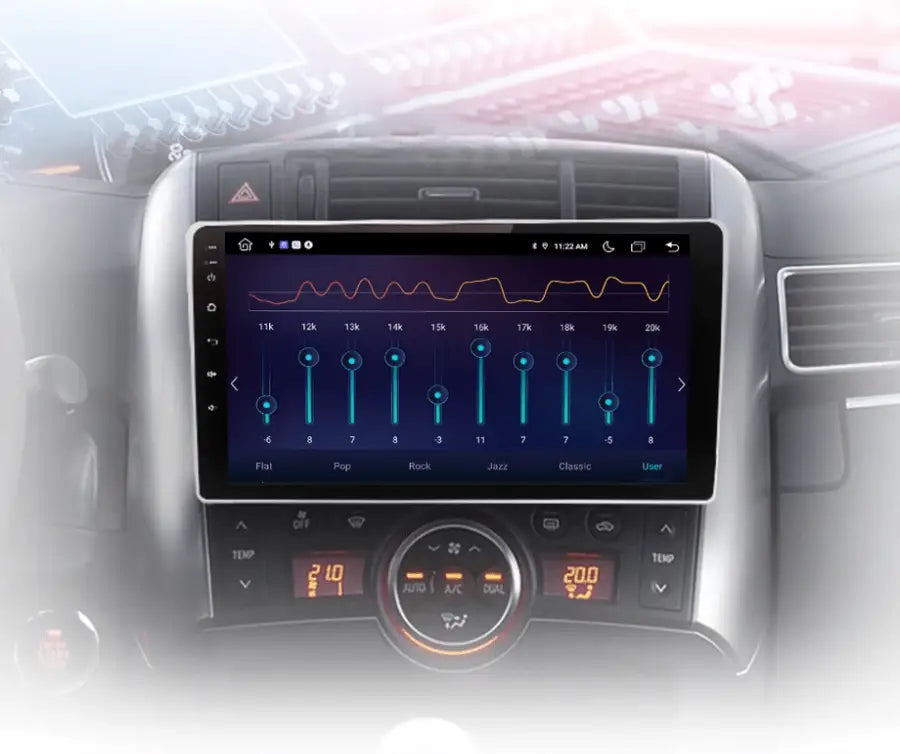 Radio dla Toyota Verso R20 od 2009 - 2018 GPS 4G z Bezprzewodowym CarPlay i Android Auto - Multigenus