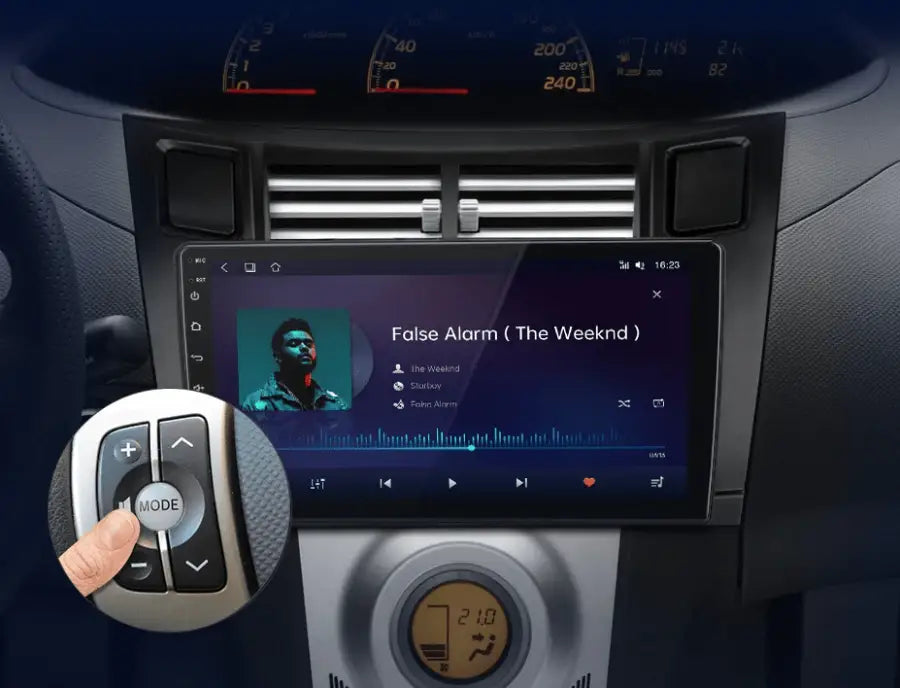 Radio do Toyota Yaris 2005 - 2012 | Bezprzewodowy CarPlay i Android Auto - Multigenus