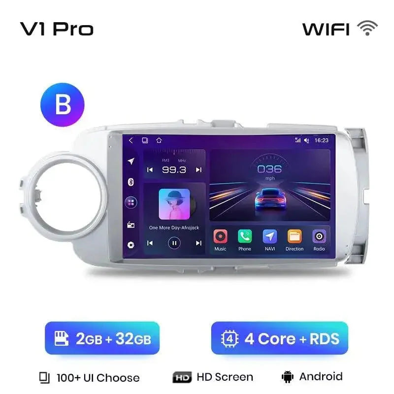 Radio nawigacja Toyota Yaris 2012-2017 Android Auto Carplay - Multigenus