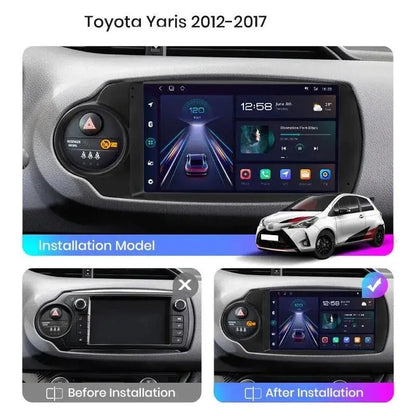 Radio nawigacja Toyota Yaris 2012-2017 Android Auto Carplay - Multigenus