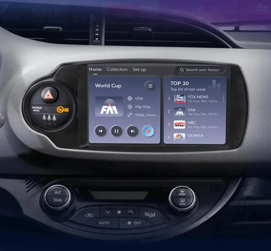 Radio nawigacja Toyota Yaris 2012-2017 Android Auto Carplay - Multigenus