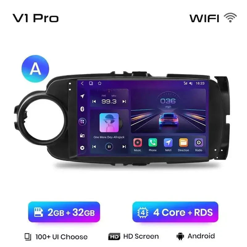 Radio nawigacja Toyota Yaris 2012-2017 Android Auto Carplay - Multigenus