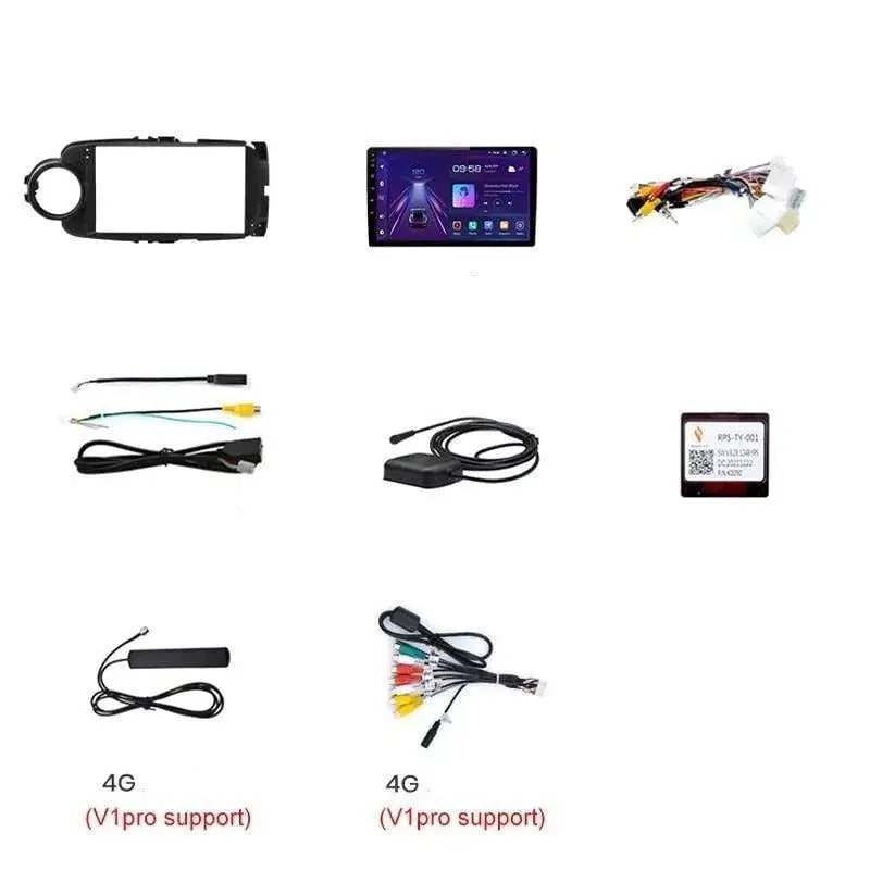 Radio nawigacja Toyota Yaris 2012-2017 Android Auto Carplay - Multigenus