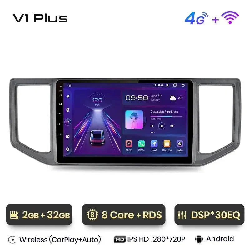Radio nawigacja Volkswagen VW Crafter 2017 2018 - 2021 Android Auto Carplay - Multigenus