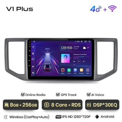 Radio nawigacja Volkswagen VW Crafter 2017 2018 - 2021 Android Auto Carplay - Multigenus