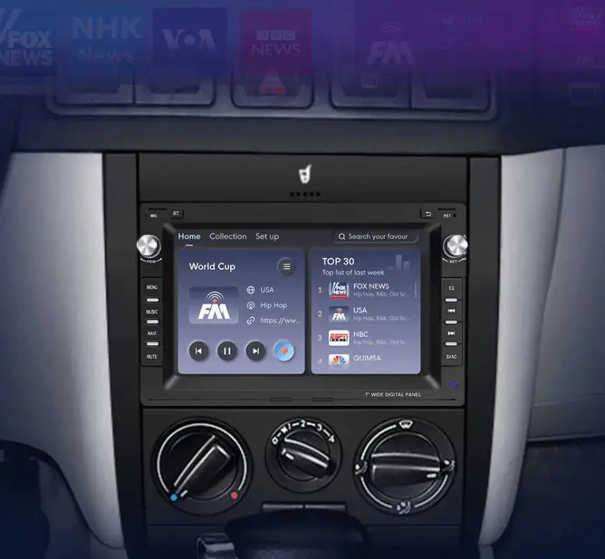 Radio nawigacja VW Golf 4 Passat POLO Transport T5 Multivan Seat Jetta Carplay Android Auto - Multigenus