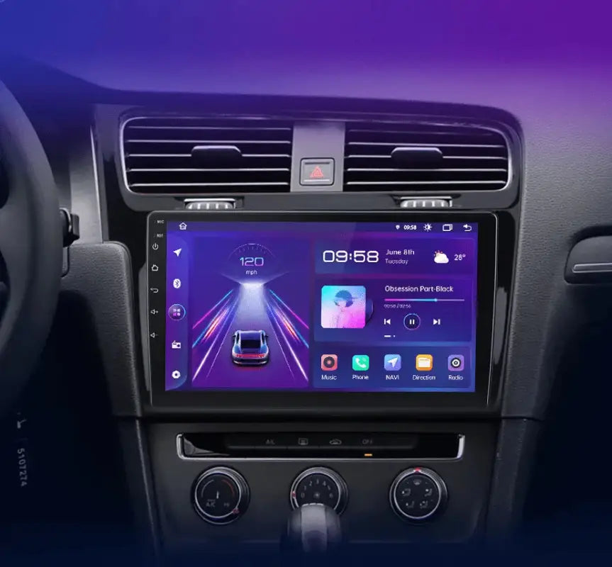 Radio nawigacja Volkswagen VW Golf 7 2013 - 2017 Carplay Android Auto - Multigenus