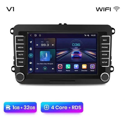 Radio nawigacja Volkswagen VW SEAT Leon Passat B6 B7 Tiguan Touran GOLF POLO Android Auto Carplay - Multigenus