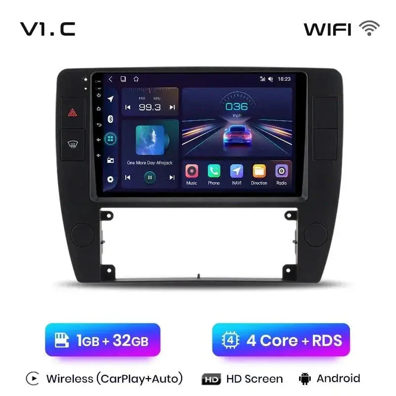 Radio nawigacja Passat B5 2000-2005 Android Auto Carplay - Multigenus