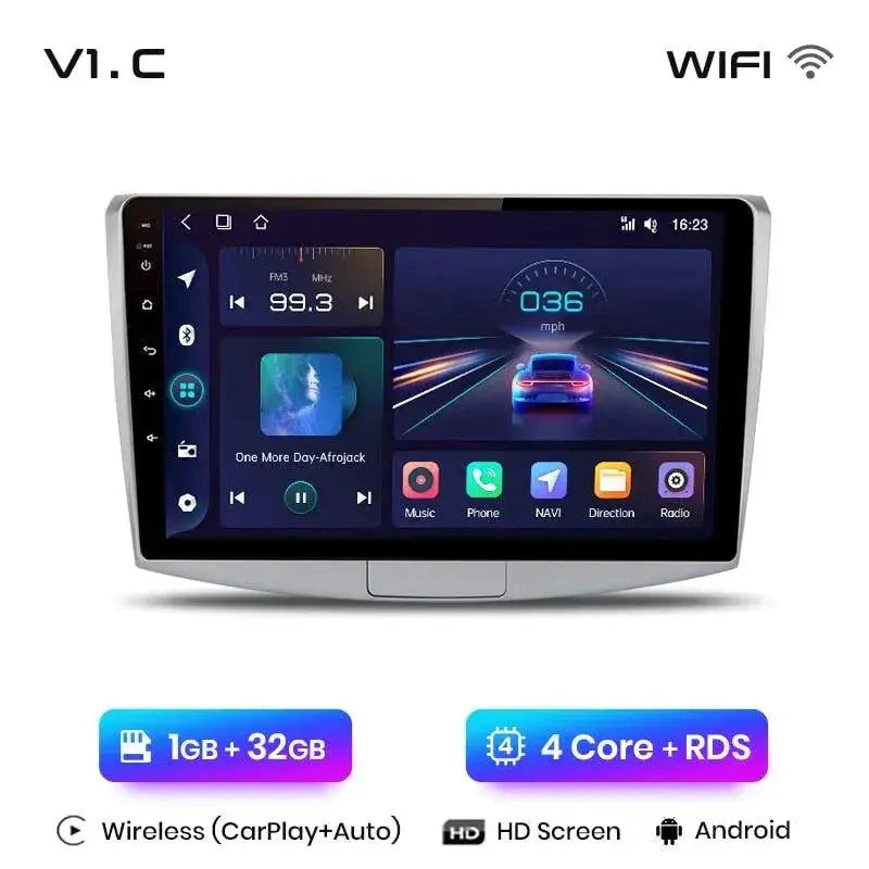 Radio nawigacja VW Passat B6 B7 CC 2005 - 2015 Carplay Android Auto - Multigenus