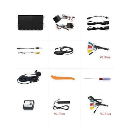 Radio nawigacja Volkswagen Vw Passat b6 b7 cc Tiguan Touran Golf Polo Android Auto Carplay - Radioodtwarzacz z systemem