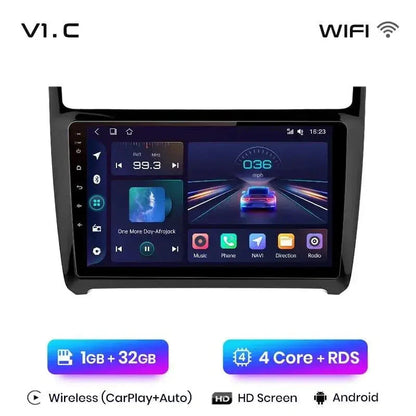Radio nawigacja VW Volkswagen POLO 5 2008-2020 Android Auto Carplay - Multigenus