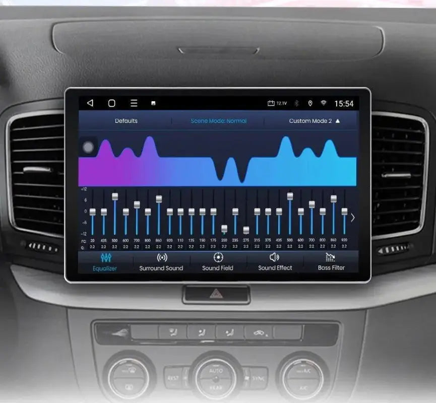 Radio nawigacja Volkswagen VW Sharan 2012 - 2018 CarPlay Android Auto - Multigenus