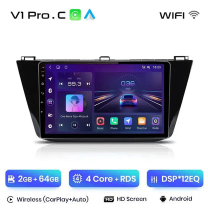 V1Pro Radio Multimedialne Android Auto i CarPlay dla VW Tiguan (2016 - 2020) - 4G GPS 2DIN Autoradio - Multigenus