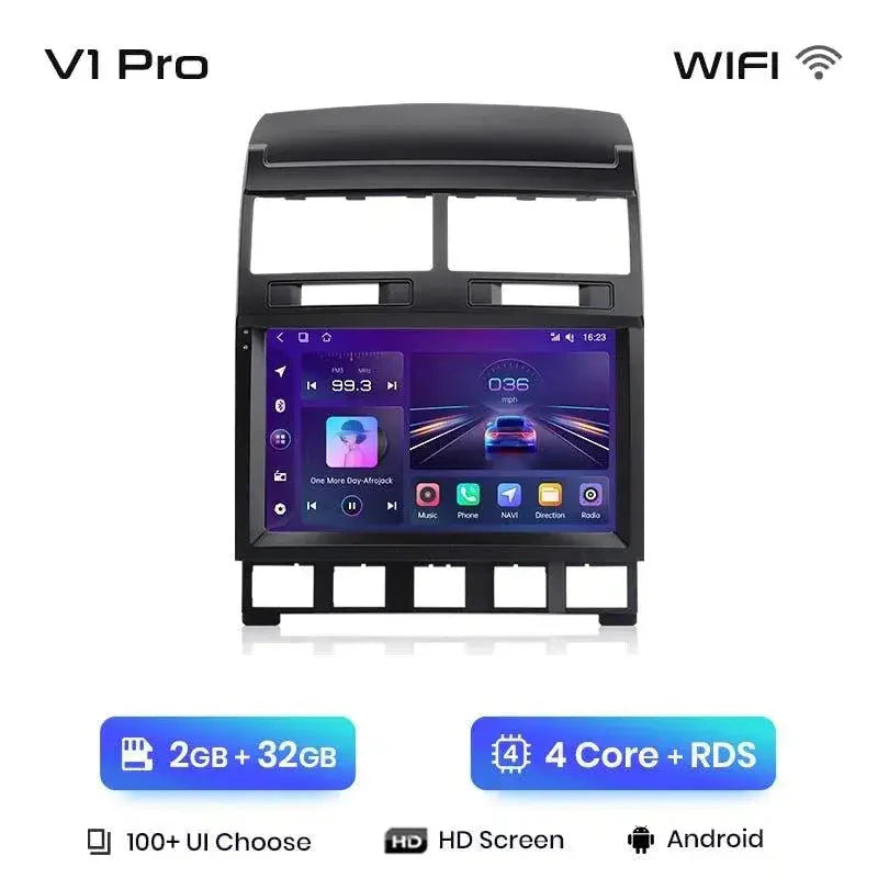 Radio nawigacja VW Volkswagen Touareg 2002 - 2010 Carplay Android Auto - Multigenus